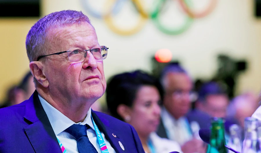 International Olympic Committee member John Coates attends the International Olympic Committee (IOC) 135th Session in Lausanne, Switzerland, January 10, 2020. (REUTERS)