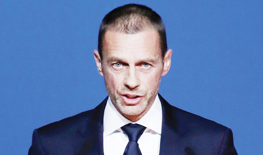 UEFA President Aleksander Ceferin during the UEFA Congress. (Files/Reuters)