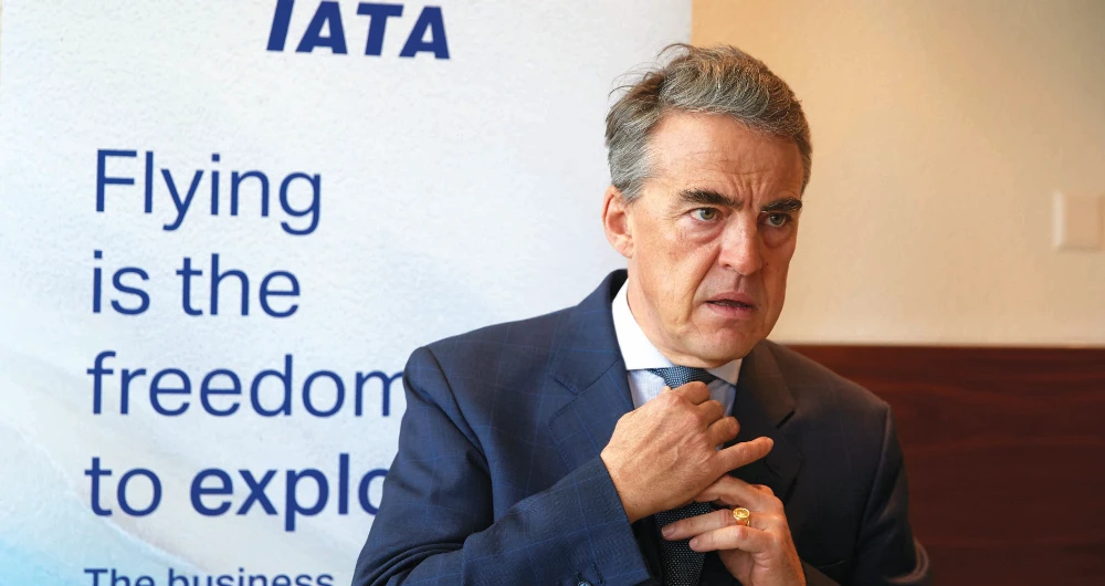 IATA Director-General and CEO Alexandre de Juniac. (Reuters)