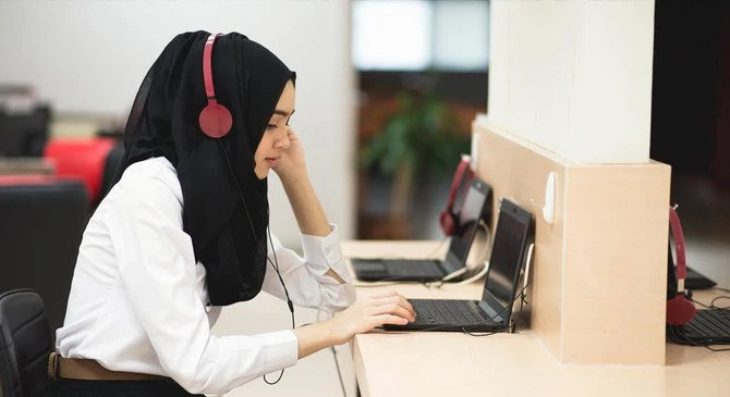 Since the Ministry of Education’s decision to close all educational institutions in the Kingdom from March 8, in light of the coronavirus outbreak, the majority of schools and universities have implemented e-learning programs. (Shutterstock)