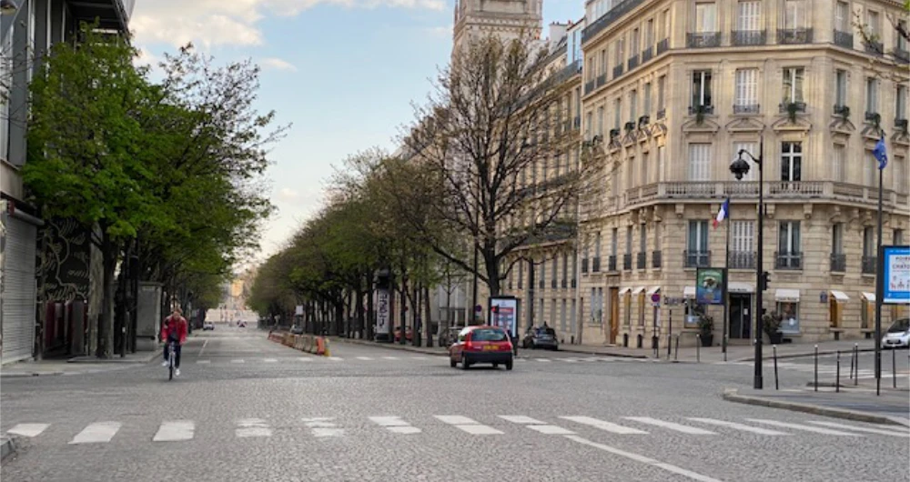 The usual groups of pedestrians where no where to be seen. (AN photo by Randa Takieddine)