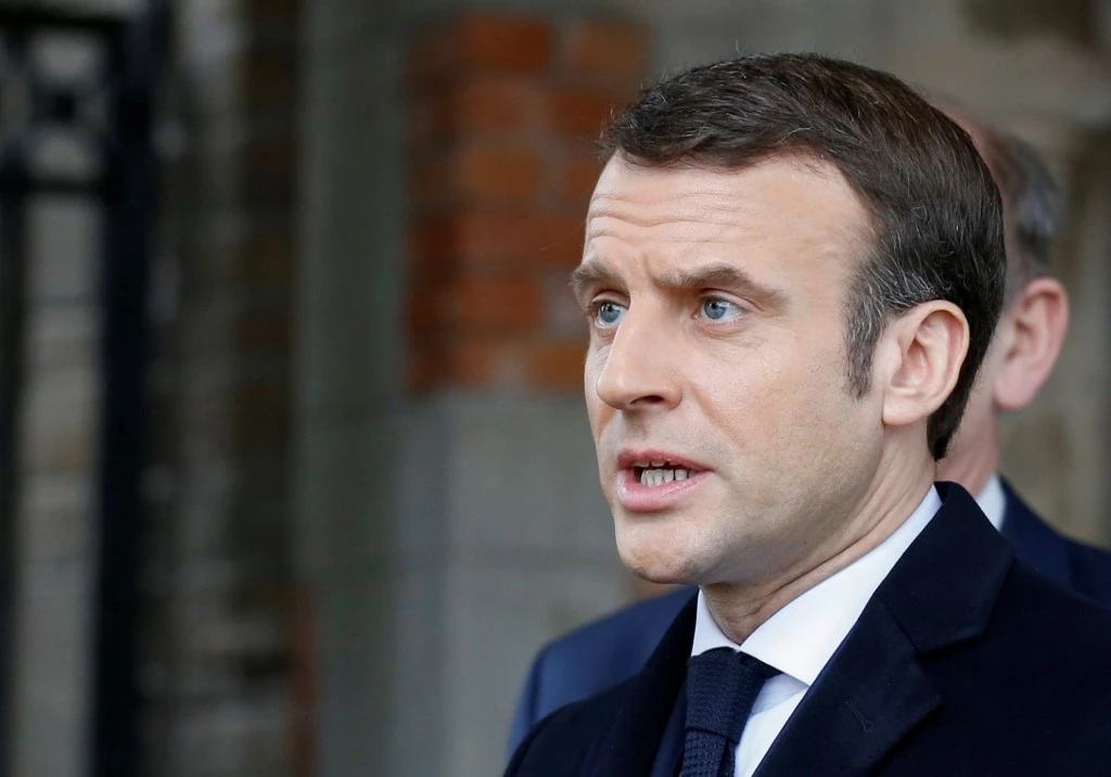 The French president expressed his support on Twitter. (File/AFP)