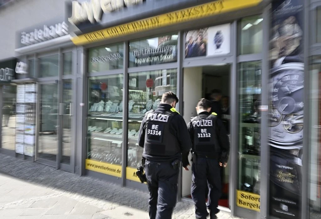 Germany’s police force has been hard-pressed to maintain calm and order as the country deals with the coronavirus outbreak. (AFP)