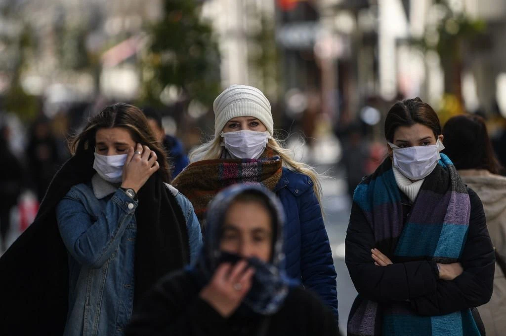 A total of 9,800 people were quarantined as Turks were advised to stay home for at least three weeks. (AFP)