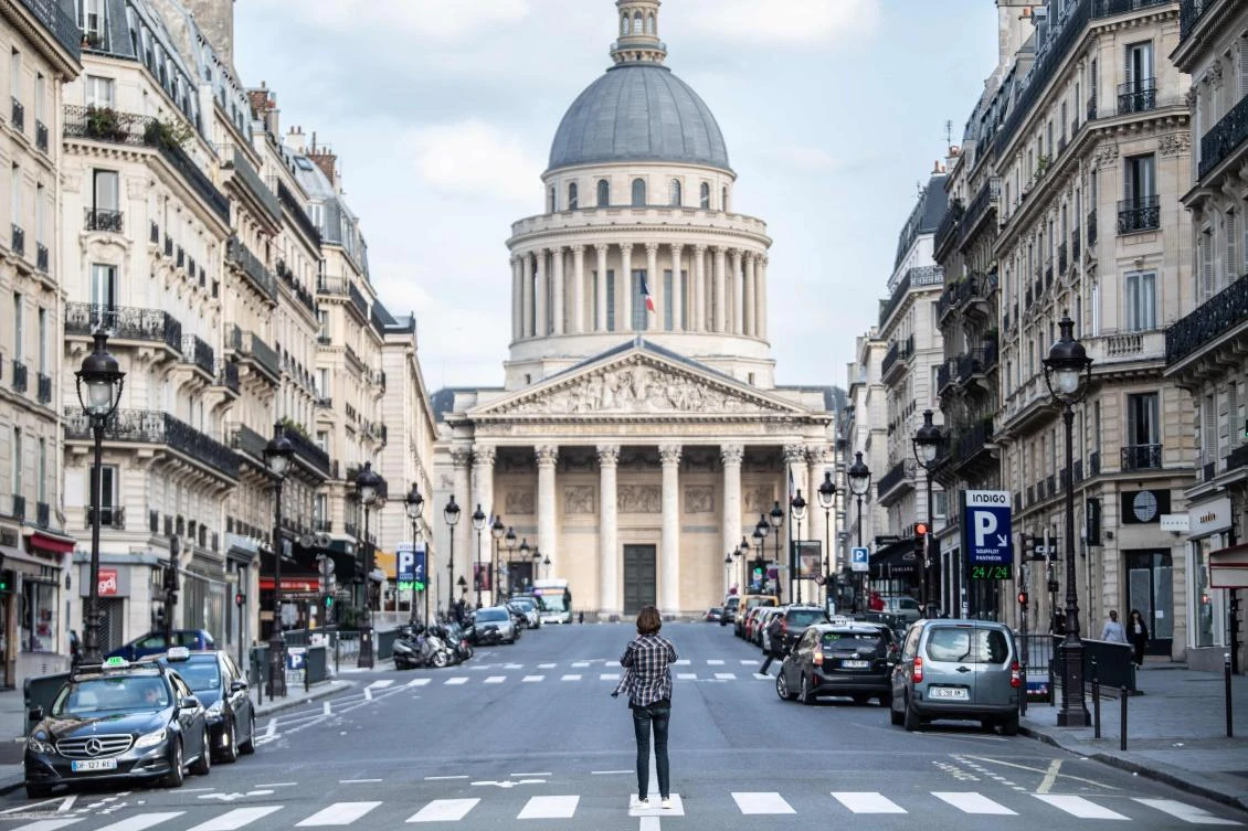 France began a lockdown on Tuesday set to last at least two weeks that prohibits all non-essential traveling. (AFP)