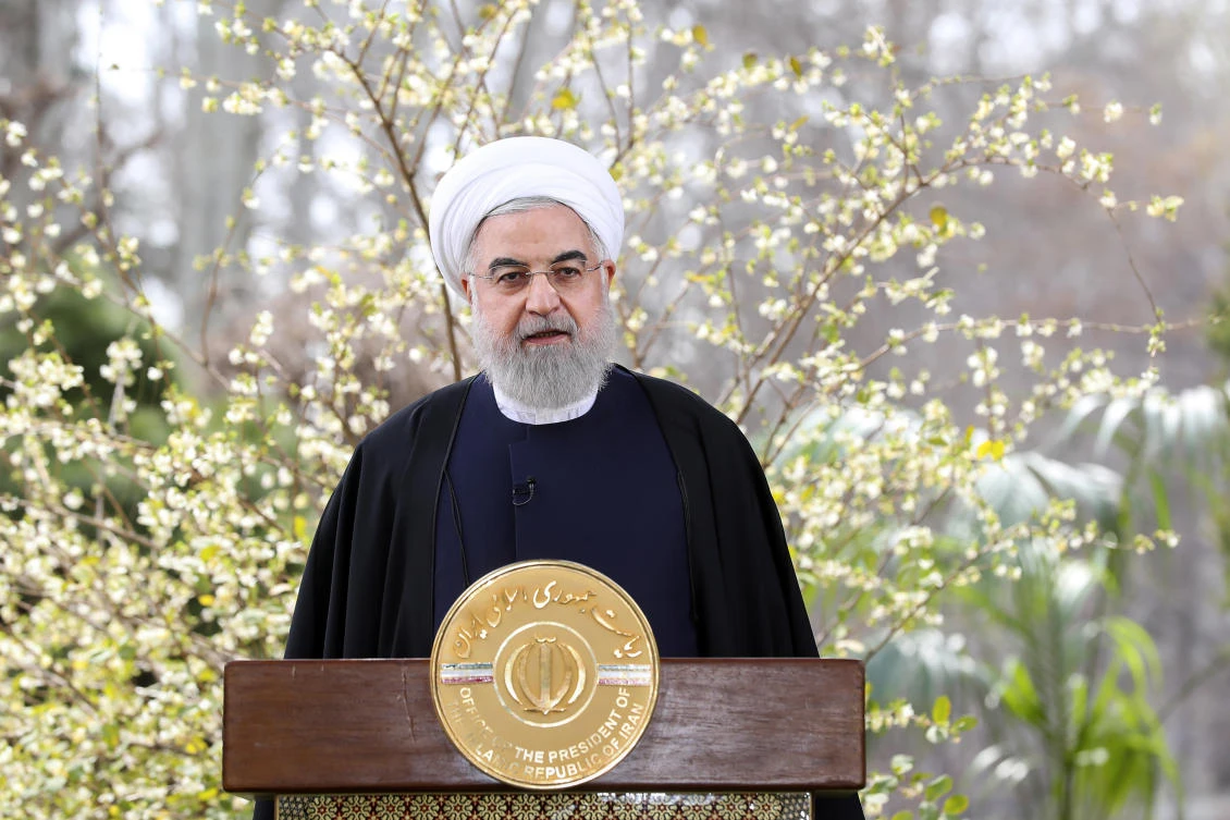 Iran and France have agreed to release a French citizen held in Iran, and an Iranian detained in France on charges linked to violating US sanctions against Tehran. (File/Iranian Presidency Office via AP)