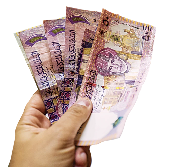 Omani commercial businesses and individuals had been told to limit cash transactions, (Shutterstock)