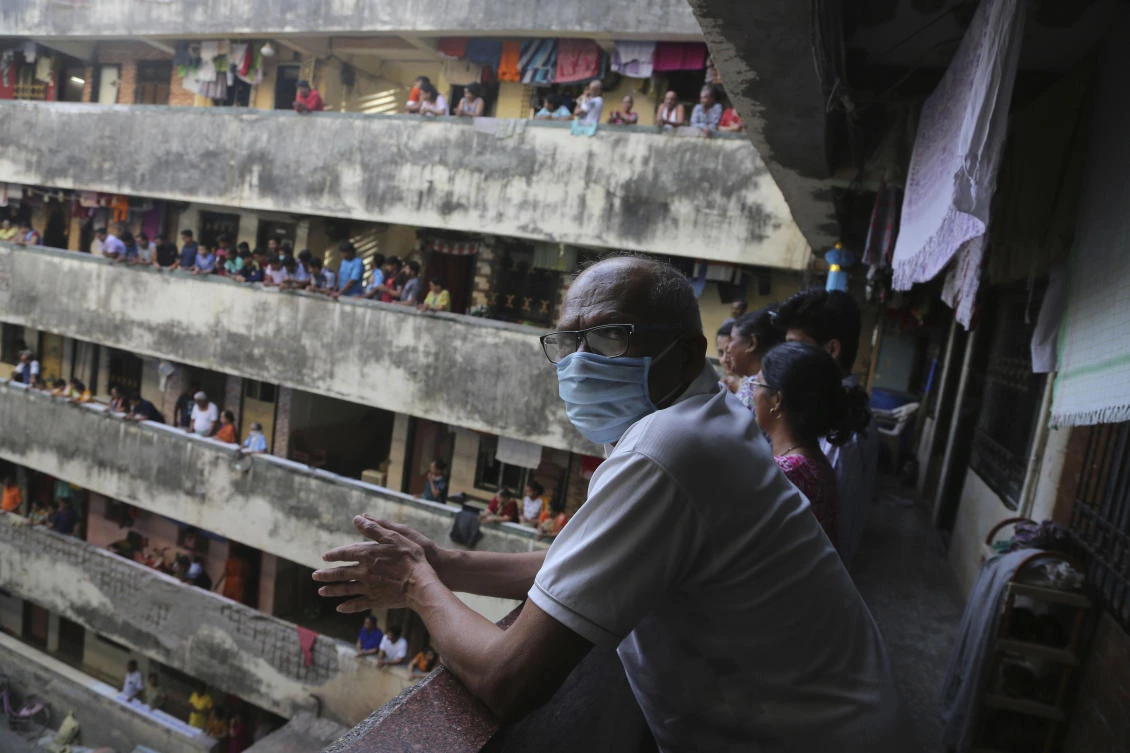 India is observing a 14-hour "people's curfew" called by Prime Minister Narendra Modi in order to stem the rising coronavirus caseload in the country of 1.3 billion. (File/AP)
