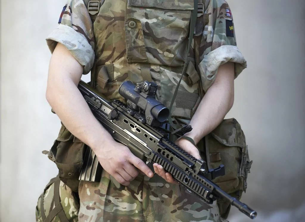 Distribution and delivery of personal protective equipment will now be carried out by the British army who will drive trucks throughout the day and night. (AFP file photo)