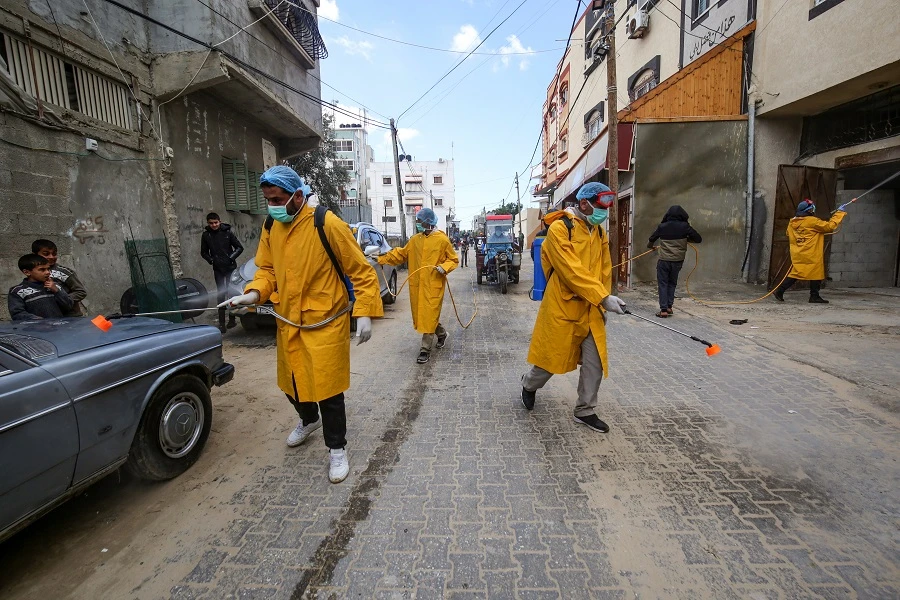 Concerns are growing over whether Gaza will be able to cope with a spread of coronavirus. (File/AFP)
