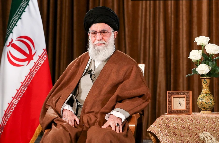 The report said Ezat Khamoosi was the mother-in-law of cleric Meysam Khamenei. (File/AFP)