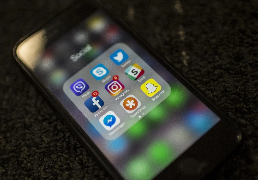 The apps include Skype for Business, Google Hangouts Meet and others. (File/AFP)