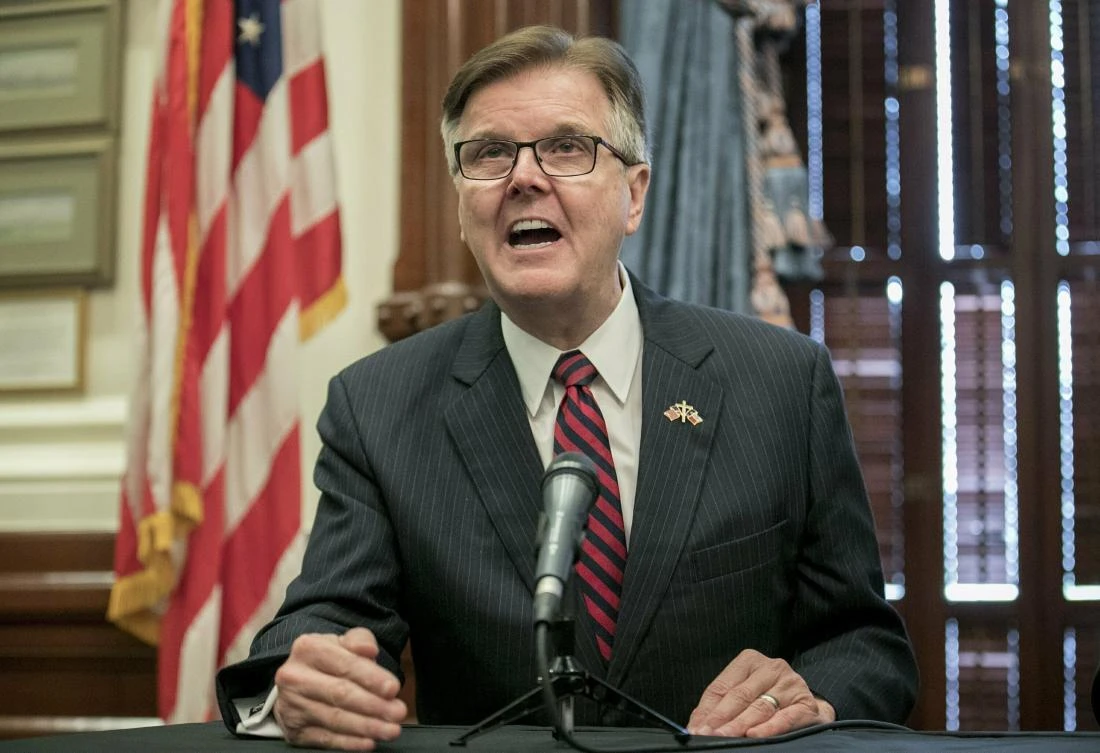 Lt. Gov. Dan Patrick said that the US should go back to work in the face of the global coronavirus pandemic and that people who are over the age of 70 can ‘take care of ourselves.’ (AP Photo)
