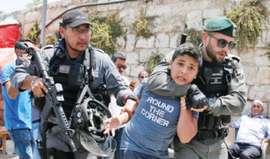 There are about 5,000 Palestinian prisoners in 22 Israeli prisons. (AFP)