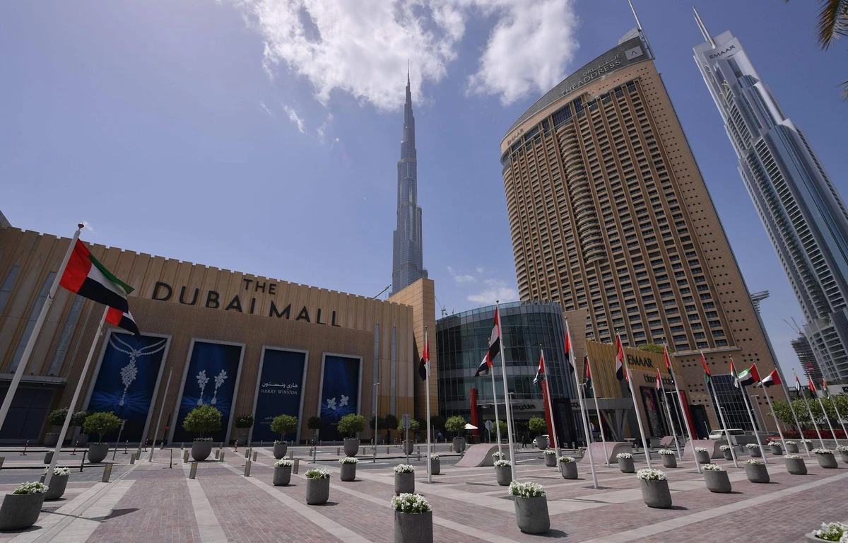 All private sector organizations in Dubai must begin a working from home scheme for 80 percent of their employees as part of coronavirus preventative measures. (AFP)