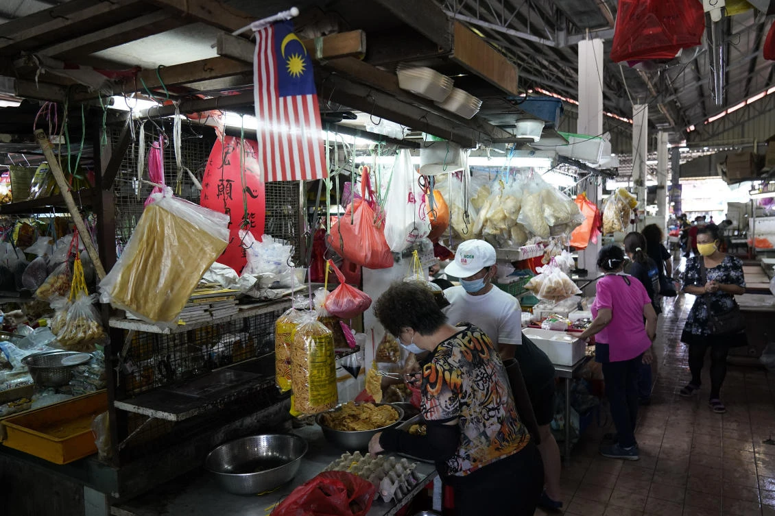 Malaysia on Thursday reported 235 new coronavirus cases in its biggest daily jump, bringing the total number of cases to 2,031. (AP)