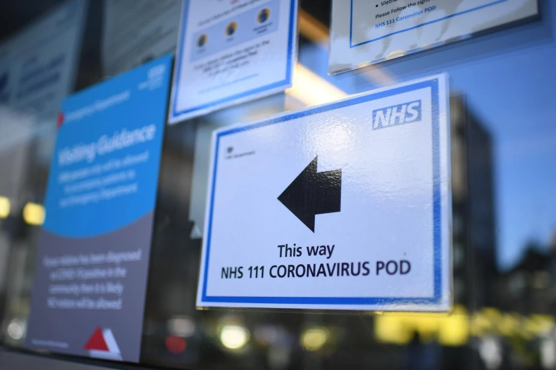 According to the latest figures, 463 people have died from the virus and more than 9,500 people have been infected. London makes up a third of the UK total. (AFP)