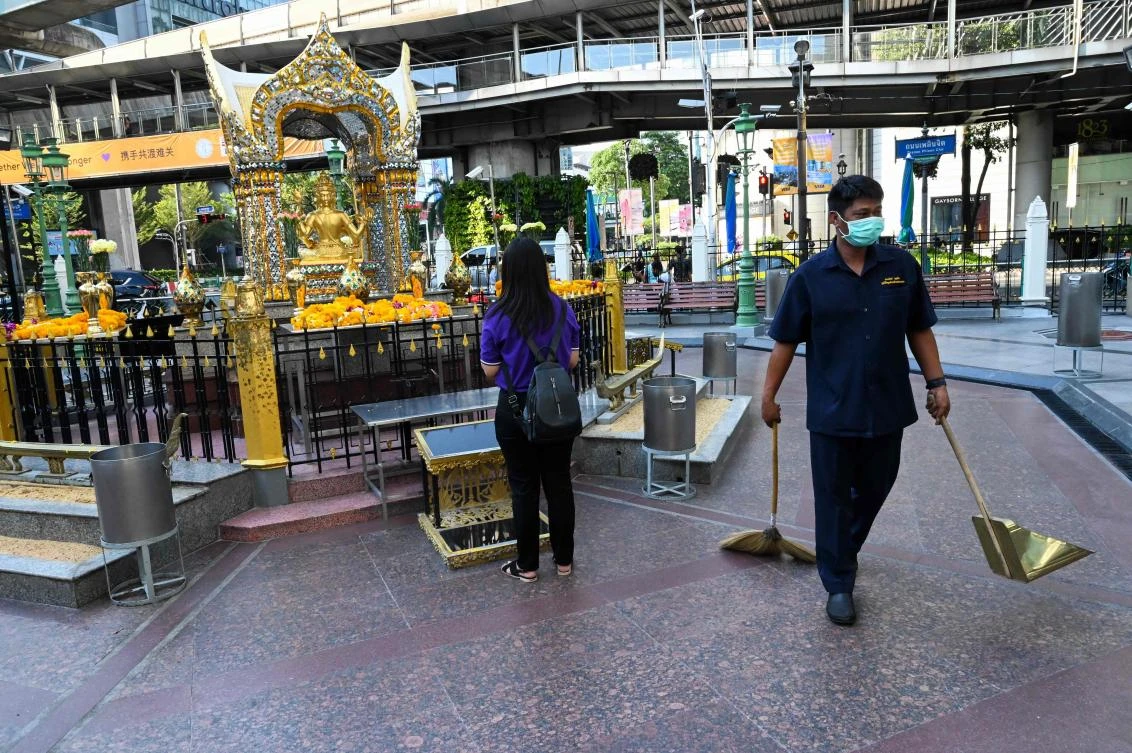 The new infections in Thailand consist of 30 patients linked to previous cases and 19 cases including imported ones. (AFP)