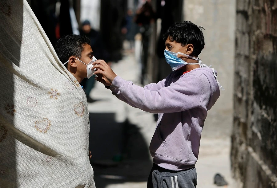 The Gaza Strip has a total of 11 infections so far. (File/AFP)