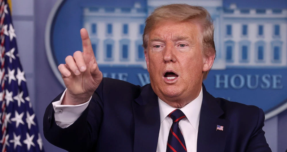 President Donald Trump. (Reuters)