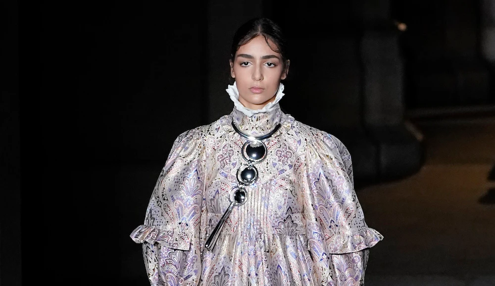 British-Moroccan model Nora Attal is finding refuge in light-hearted Instagram challenges amid the pandemic. (File/Getty)