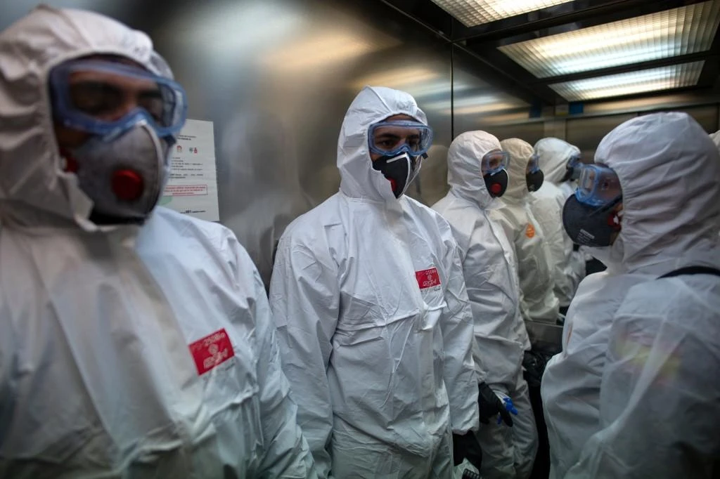 Officials have pointed to a slower growth rate for both deaths and confirmed cases. (File/AFP)