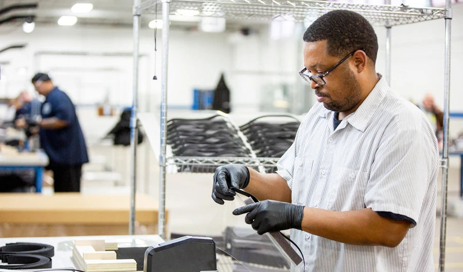 Ford Motor Company’s US design team is quickly creating and starting to test transparent full-face shields for medical workers and first responders.
