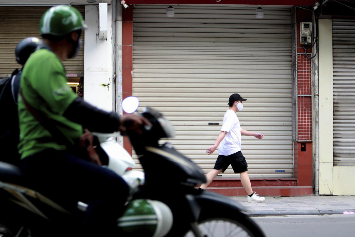Vietnam will begin 15 days of social distancing from April 1 to curb community transmission of the coronavirus. (AP)