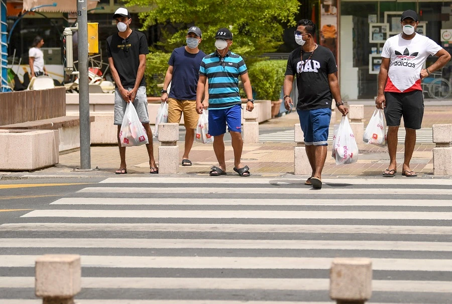The UAE has more than 600 cases of the virus as of Tuesday. (File/AFP)
