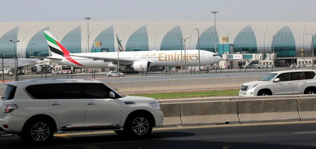Emirates suspended all passenger services March 25 as the UAE government imposed travel restrictions to control the spread of coronavirus. (AFP)