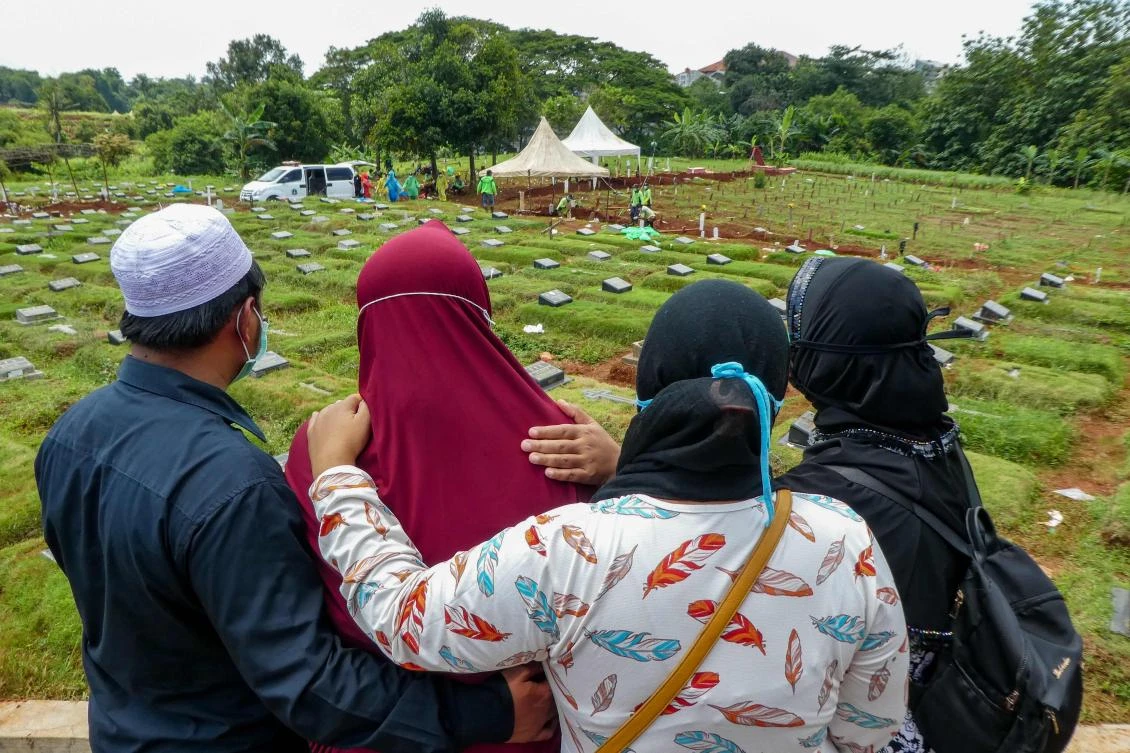 Indonesia’s death toll due to coronavirus has risen to 136. (AFP)