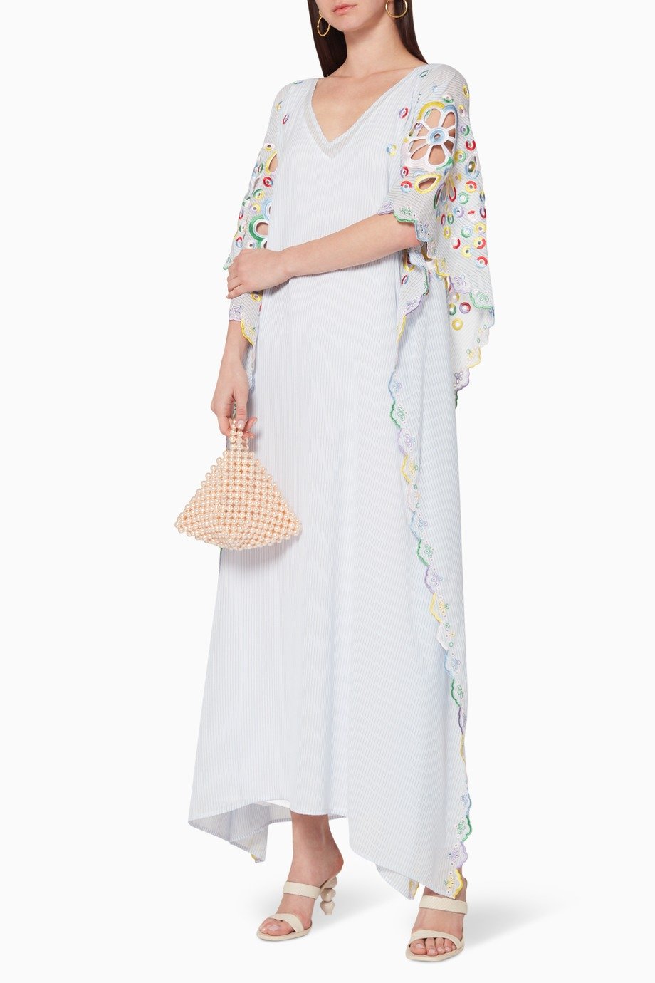 Zayan the Label Aria Embroidered Maxi Kaftan