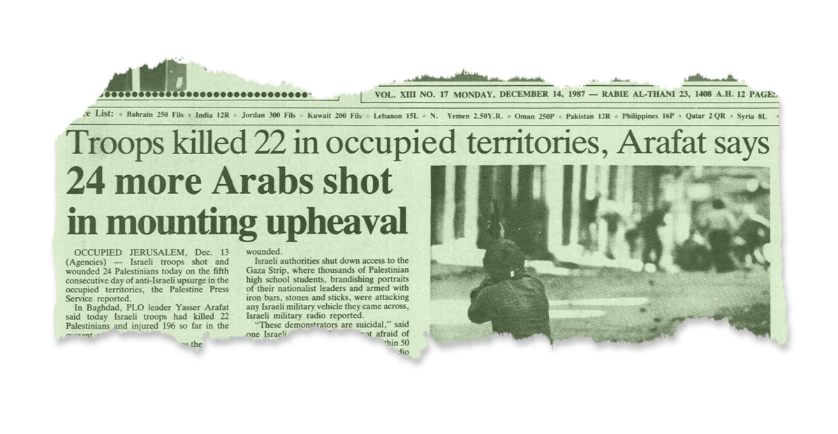 Inthifada Arab News | Palestine’s first intifada