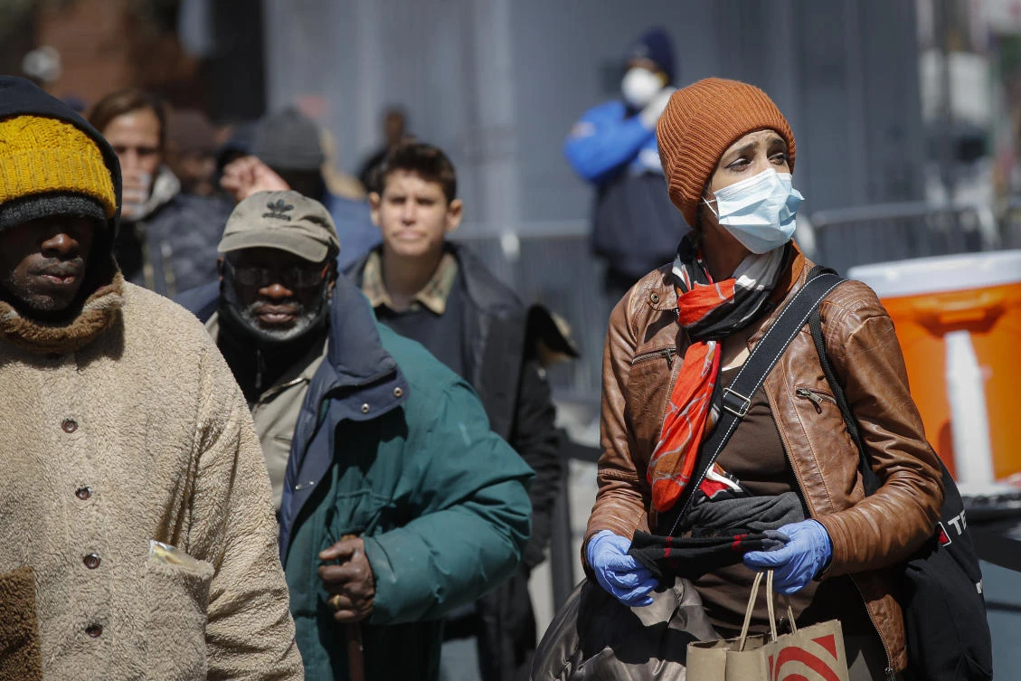 The US has recorded more than 216,000 infections and more than 5,100 deaths, with New York City accounting for about 1 out of 4 dead. (AP)