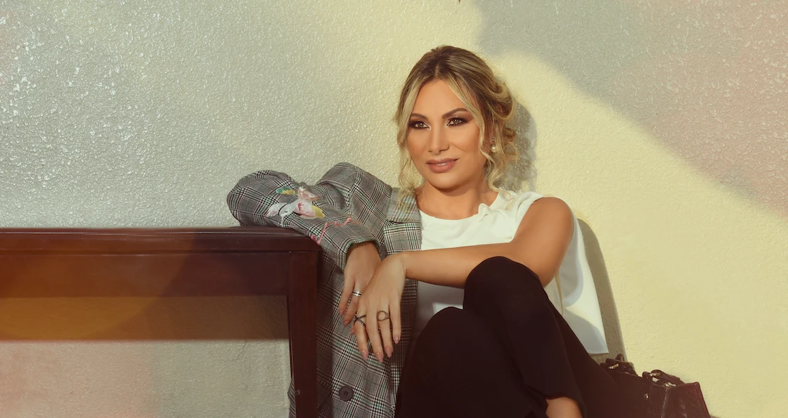 Nadine Chammas was told to stop her singing career because it would take her away from her family. (Supplied)