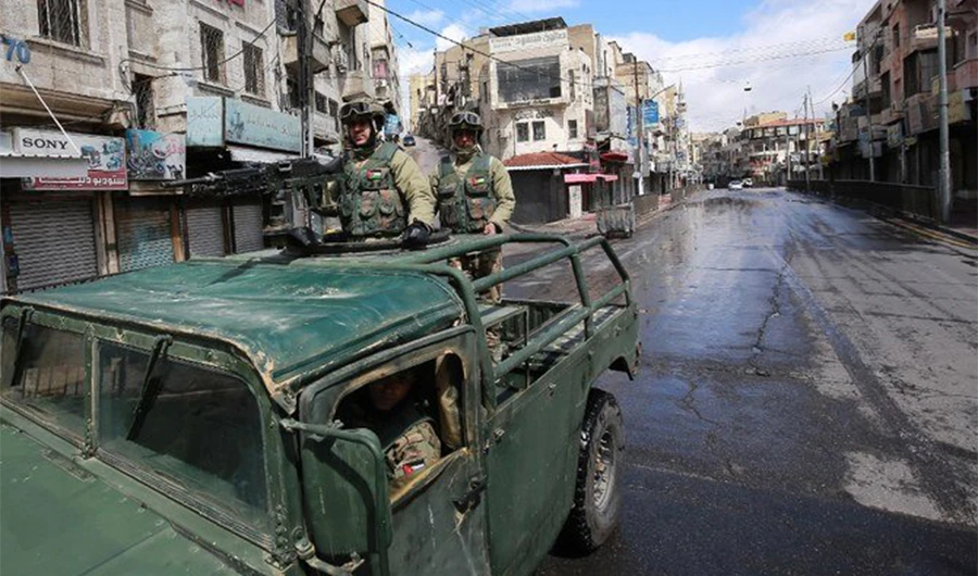 Jordan says it has arrested at least 1,600 people for violating the curfew. (File/AFP)