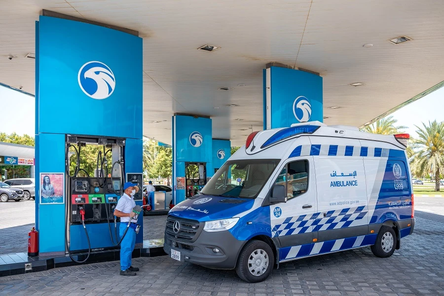 The state-owned oil company will also provide complimentary hot drinks to all medical professionals at their convenience stores, Oasis. (WAM)