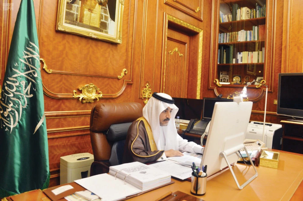 Yahya bin Abdullah Al-Samaan, assistant speaker of the Saudi Shoura Council, addresses the 33rd ordinary session in Riyadh on Wednesday. (SPA)