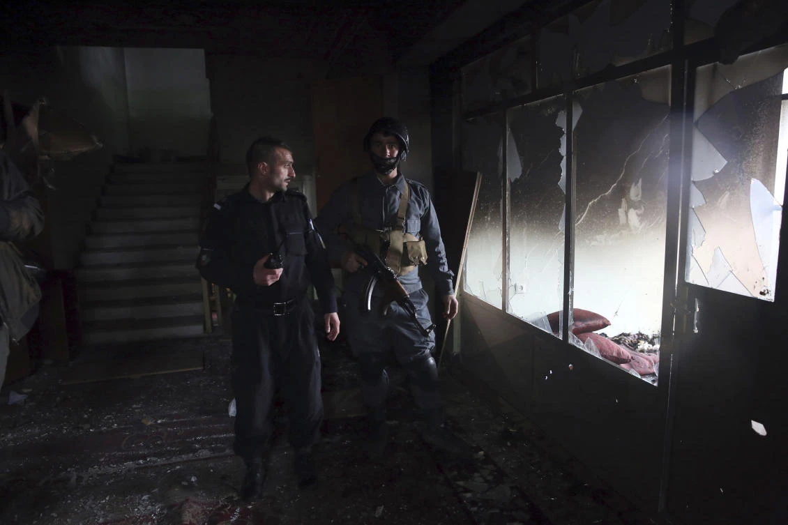 Pakistani national Aslam Farooqi is accused of involvement in last month’s attack in Kabul on a Sikh house of worship, above, that killed 25 worshipers. (AP)