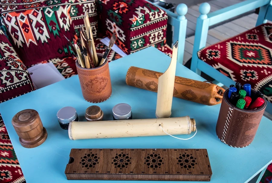 As Saudi Arabia celebrates the Year of Arabic Calligraphy, which has now been extended to 2021 due to the coronavirus pandemic, we take a look at the Ruqa'a script. (Shutterstock)