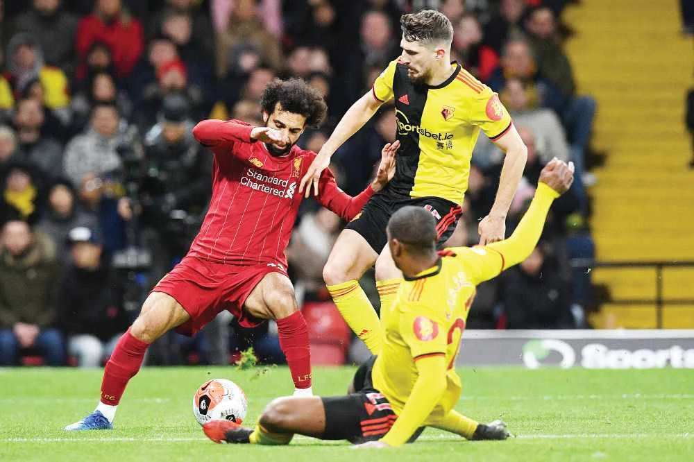 Premier League players have launched an initiative to generate funds for Britain’s National Health Service to help against the coronavirus pandemic. (AFP file plhoto)