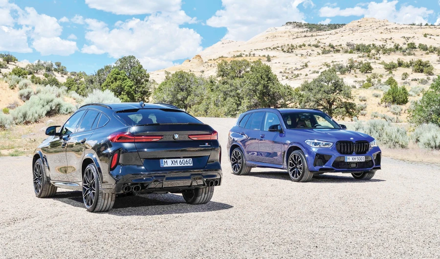 Both new vehicles — the BMW X5 M and the BMW X6 M — deliver top-quality handling agility and dynamism, as well as boast a V8 engine, which develops up to 460 kW/625 hp.