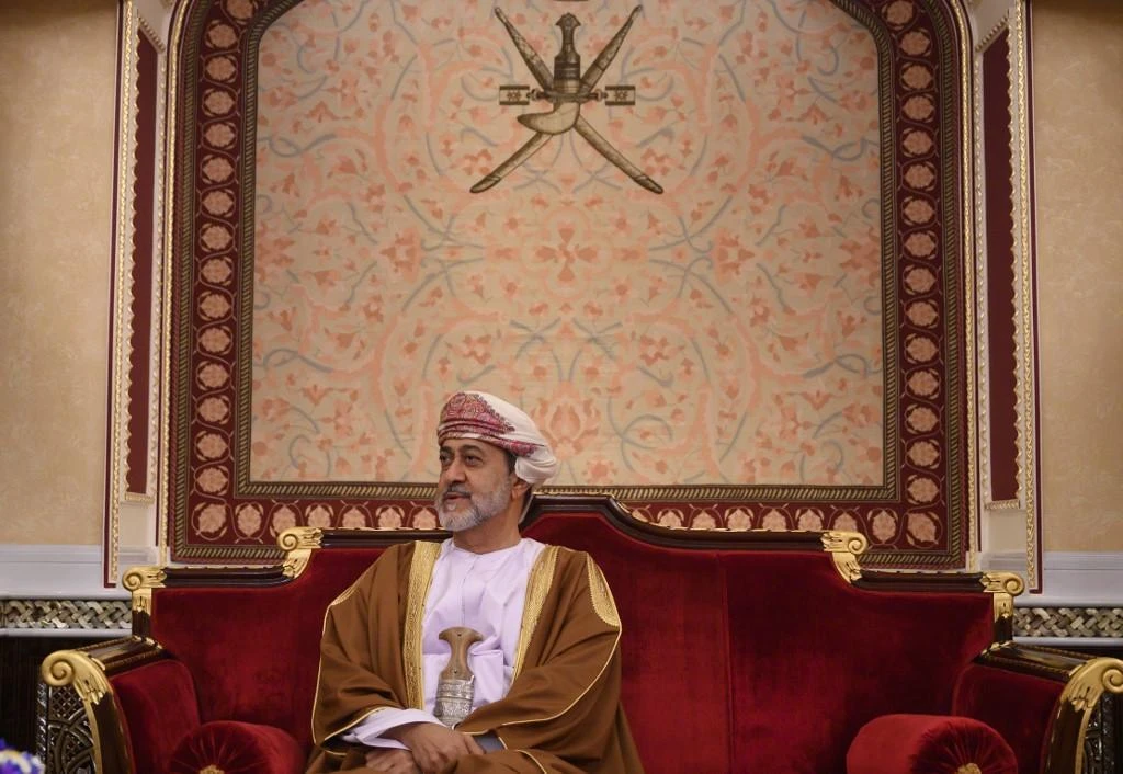 Above, Oman’s Sultan Haitham bin Tariq Al-Said has been leading the Sultanate’s fight against coronavirus. (AFP)