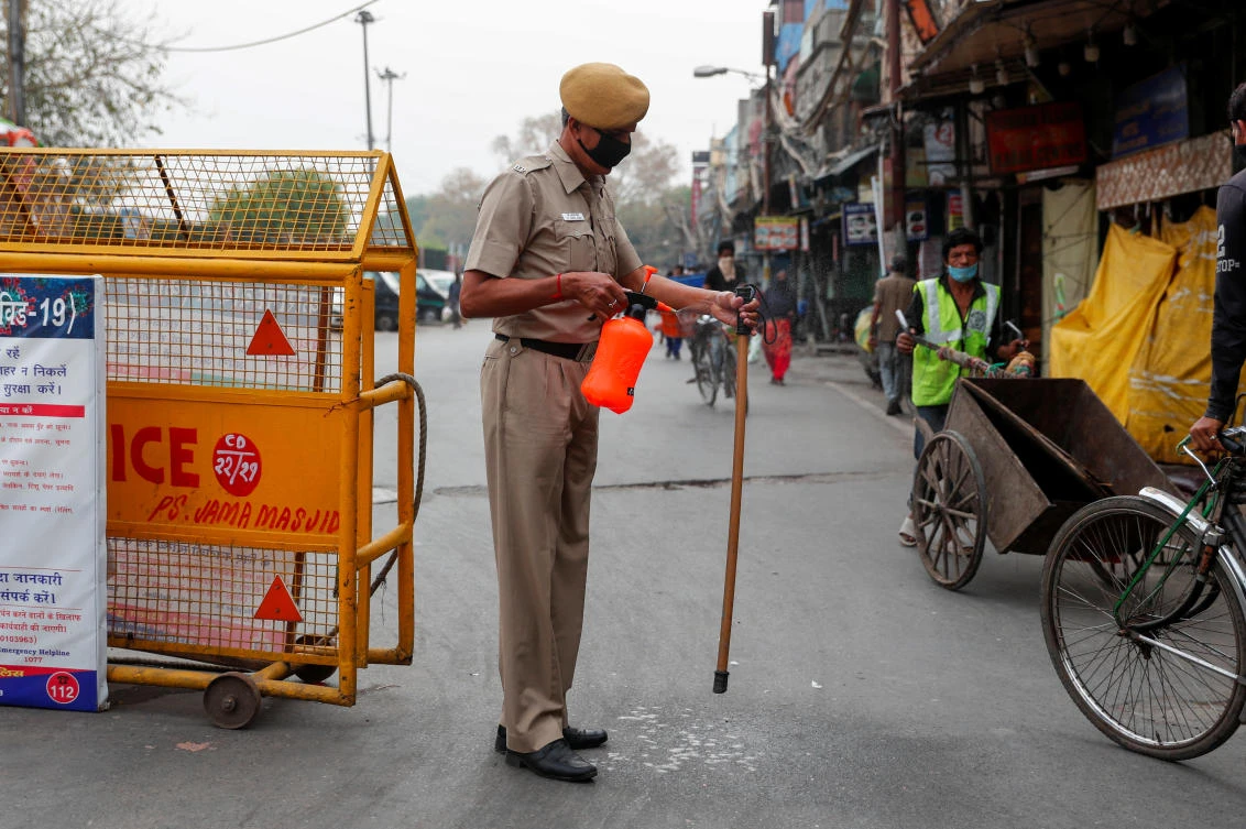 Prime Minister Narendra Modi ordered the population of 1.3 billion to keep indoors for 19 days more after a strict three-week lockdown. (Reuters)