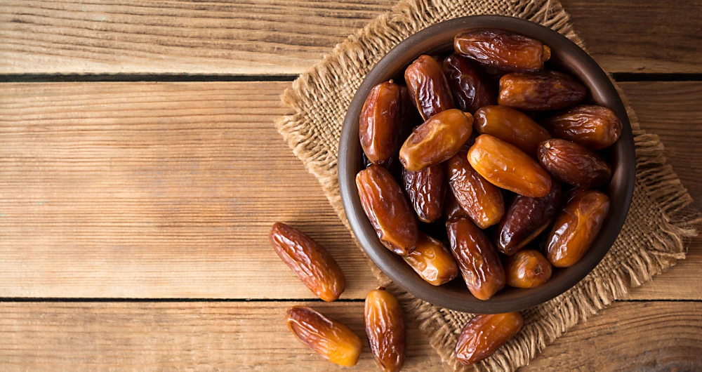 Huge amounts of Ramadan dates are now on the shelves across the region. (Shutterstock)