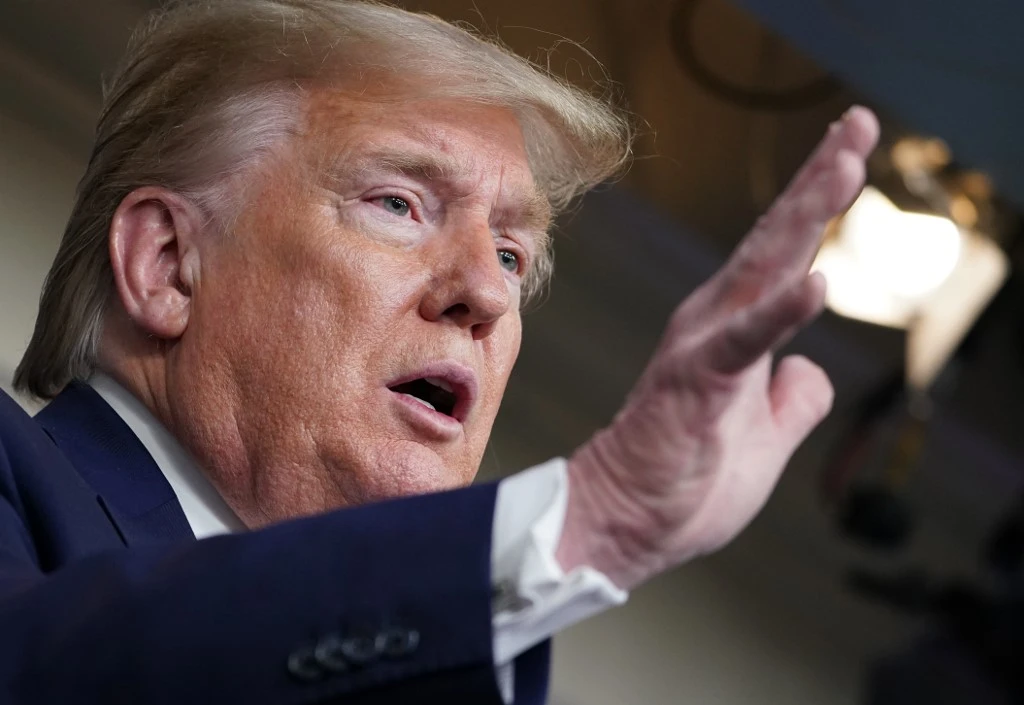 US President Donald Trump said earlier this week he would halt funding to the World Health Organization over its handling of the coronavirus pandemic. (AFP)