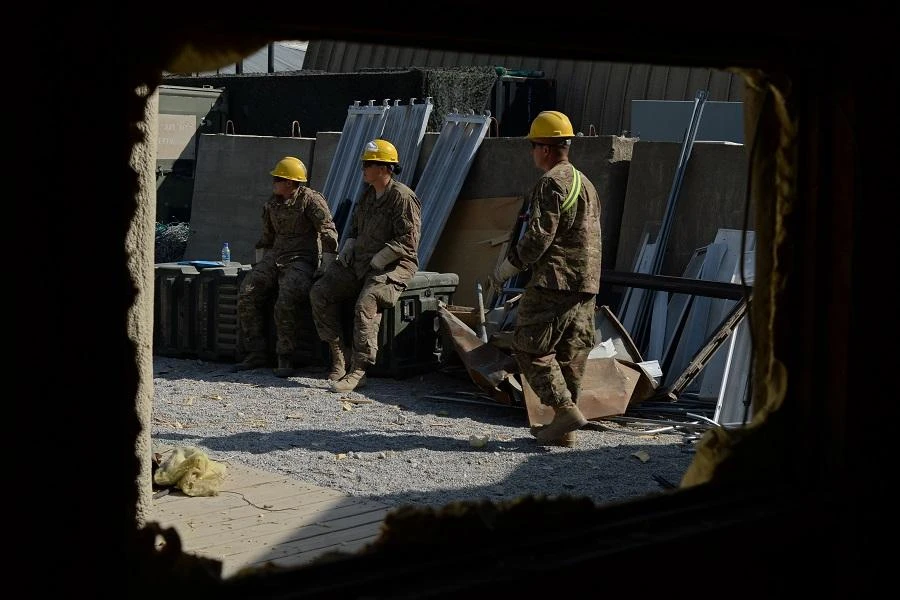 The nine workers, all Afghan nationals, were on their way home late Thursday when a gunman riding a motorcycle opened fire on them about 500 meters (about a quarter mile) from Bagram air base. (File/AFP)