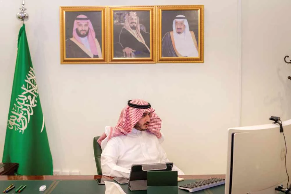 ouf Gov. Prince Faisal bin Nawaf bin Abdul Aziz. (SPA)