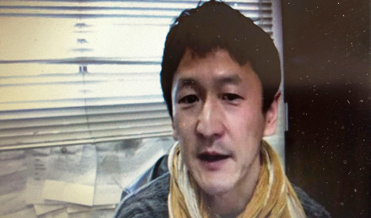 A screen shot image made from a video news conference on Monday by the Foreign Correspondents’ Club of Japan shows Japanese professor Kentaro Iwata. (AP)