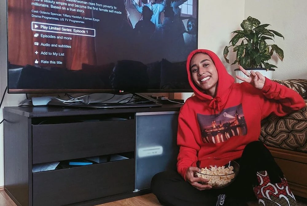 Quarantine catch-up: At home with British model Mariah Idrissi